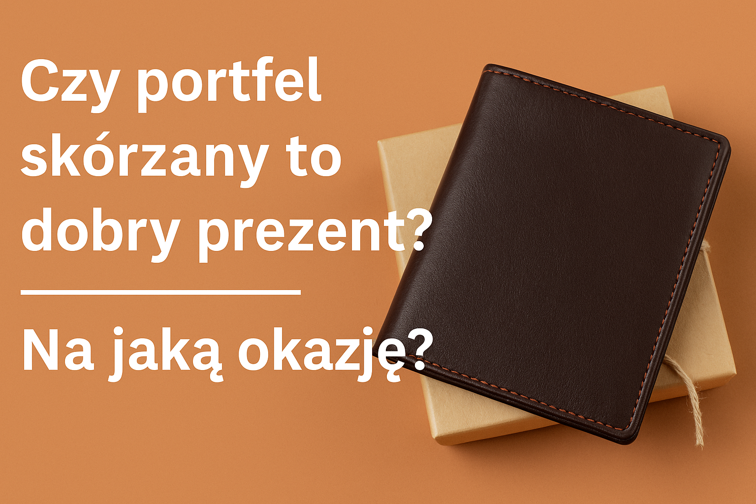 Czy portfel skórzany to dobry prezent? Na jaką okazję?